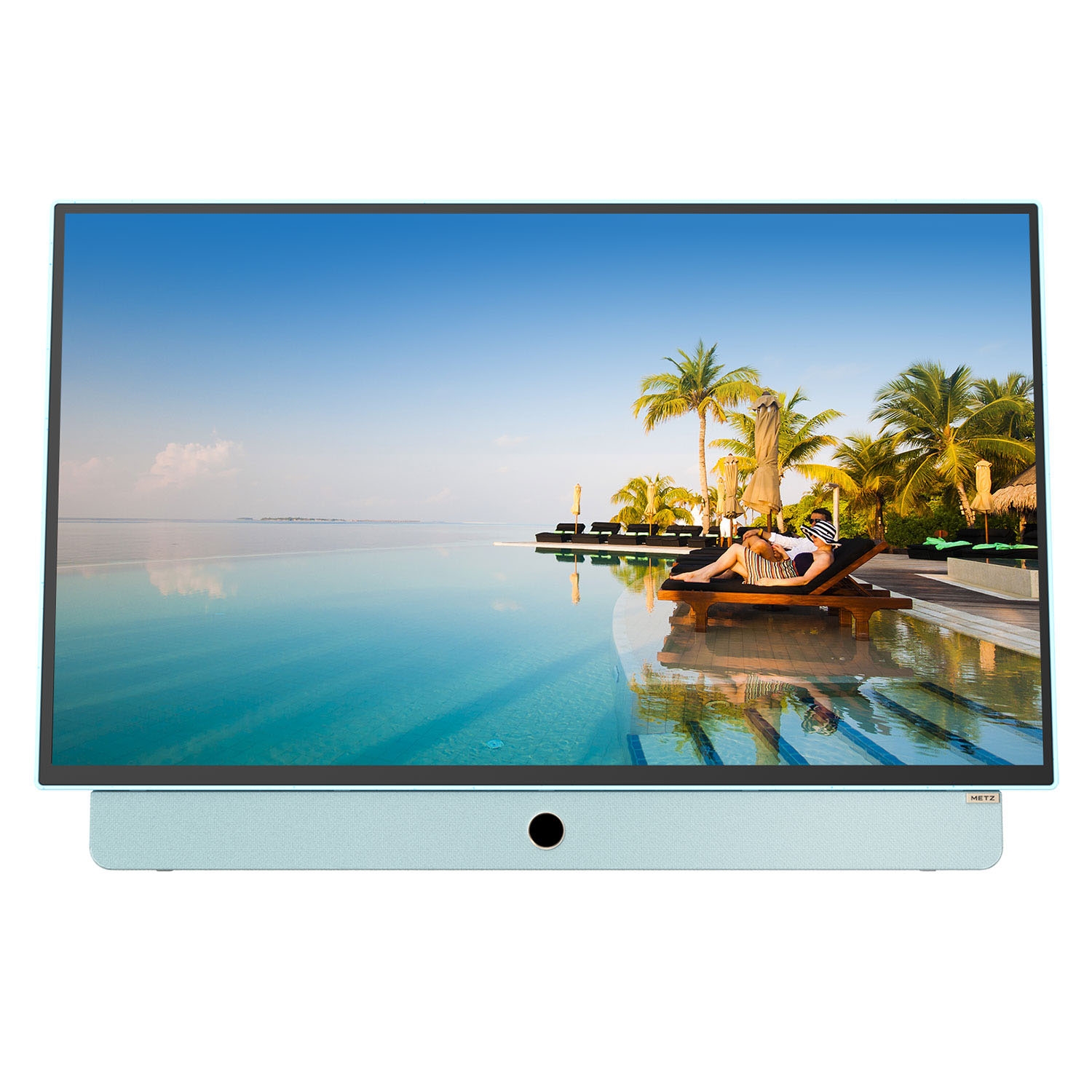 Telewizor przenośny 24” METZ 24MPE7000, FHD, Google TV, niebieski