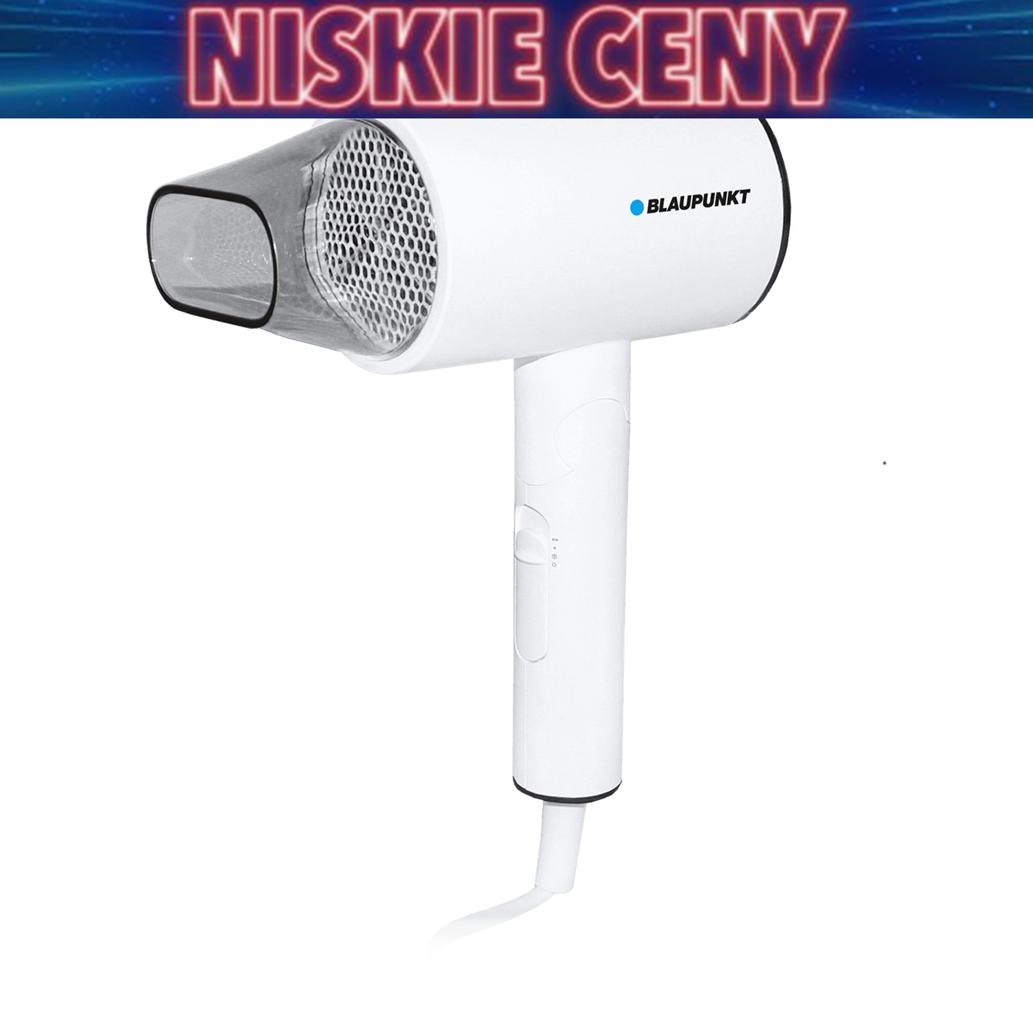 Suszarka do włosów Blaupunkt HDD401WH, 1600 W, z jonizacją
