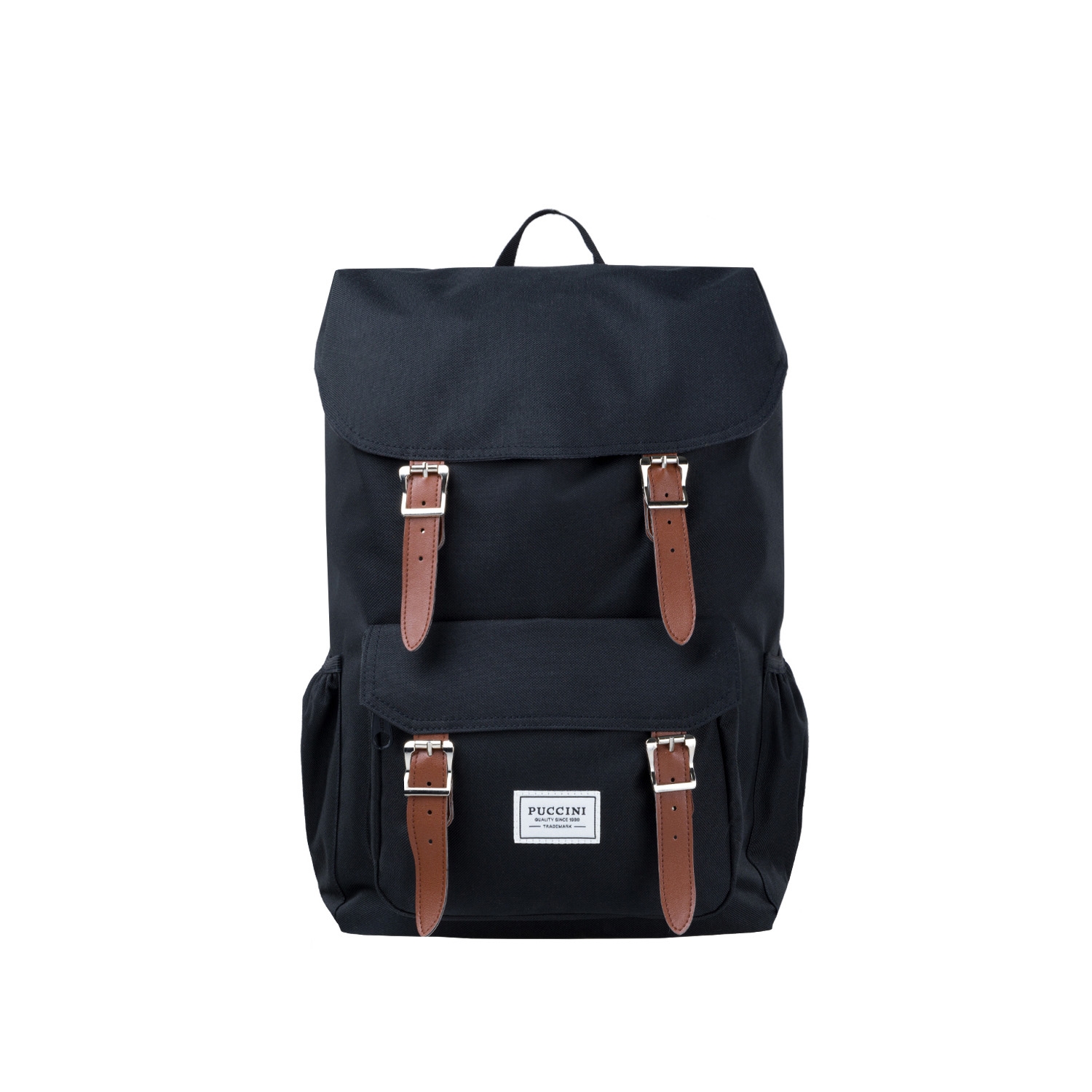 Plecak z kieszeniami Puccini Legacy, 31x15x47, czarny, 21 l