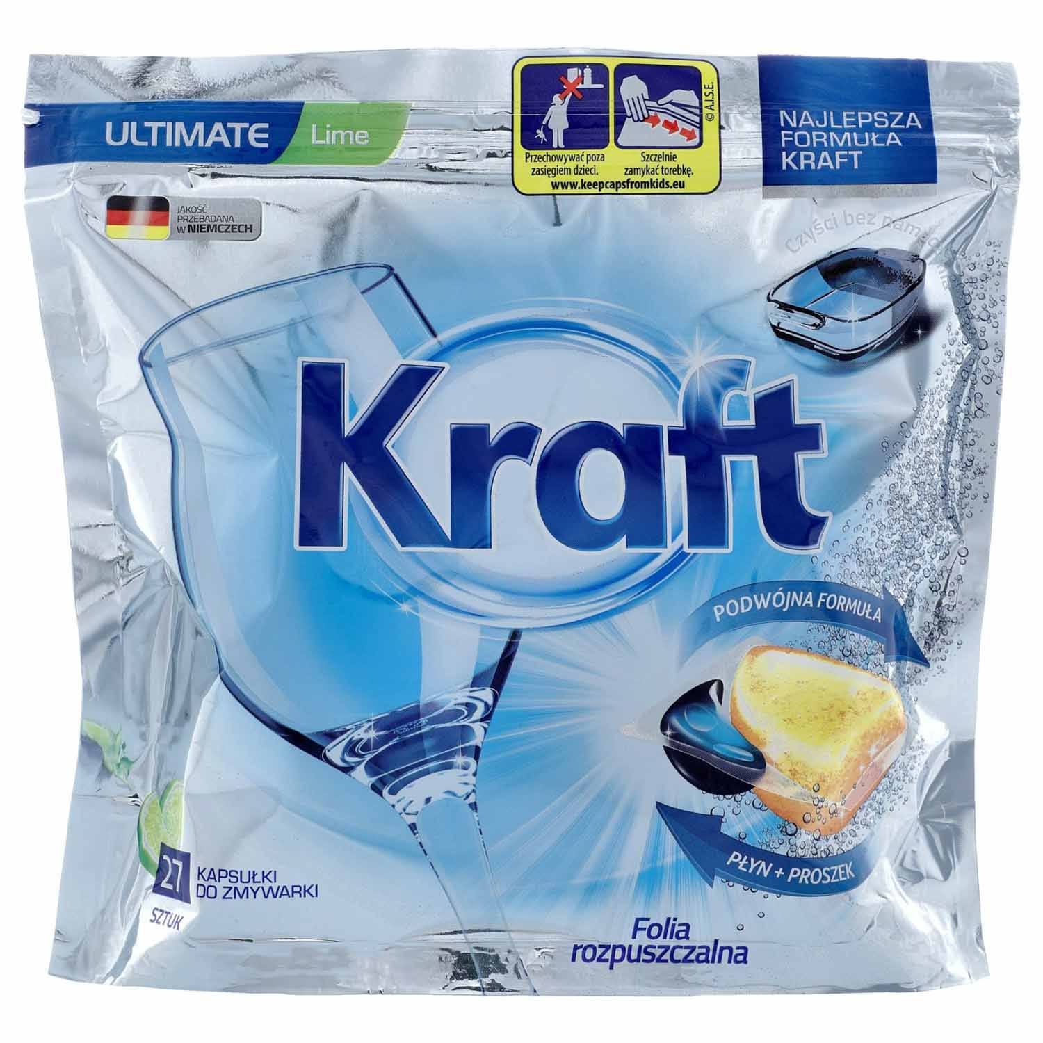 Kapsułki do zmywarki Kraft Ultimate, 27 szt.