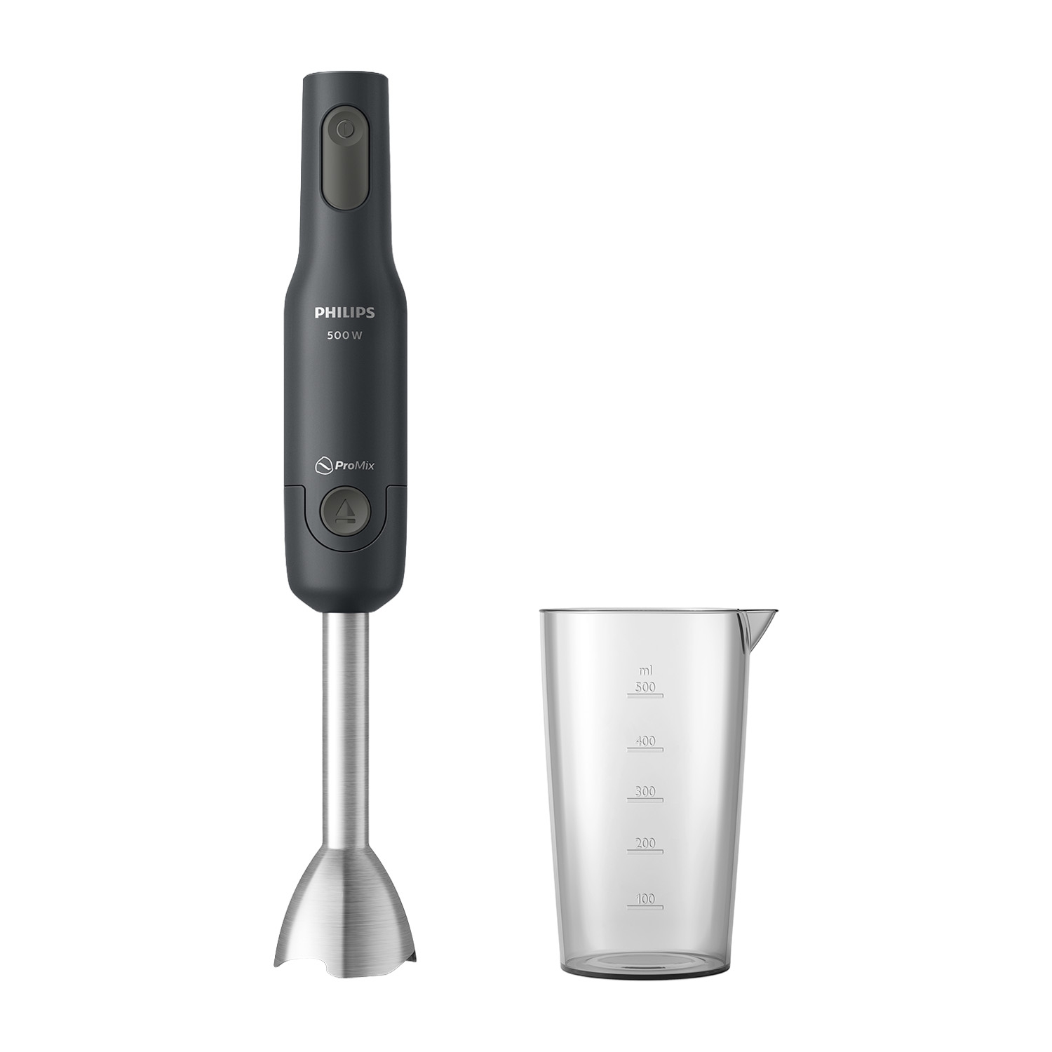 Blender ręczny Philips Seria 1000 HR2522/00, 500 W, funkcja Turbo, szary