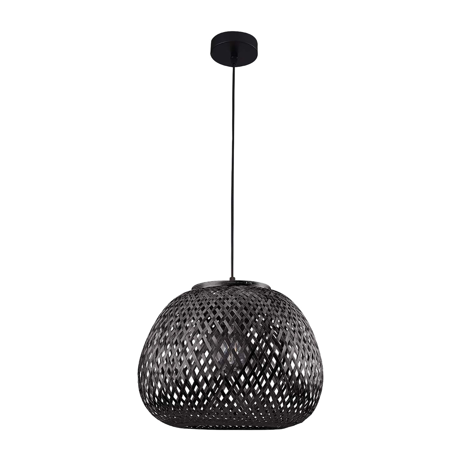 Lampa wisząca Sanico Goldlux Zanzibar Black, 35 x 26 cm, E27