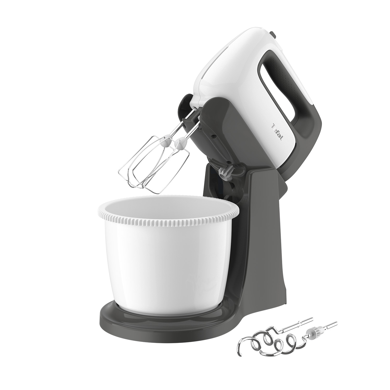Mikser ręczny Tefal Prep'Mix+, 500 W, z misą, biały