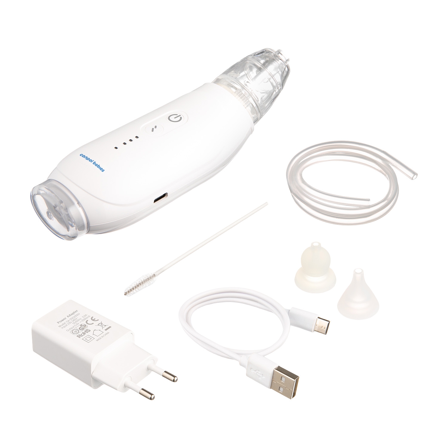 Aspirator do nosa Canpol Babies EasyNatural, 2 x końcówka