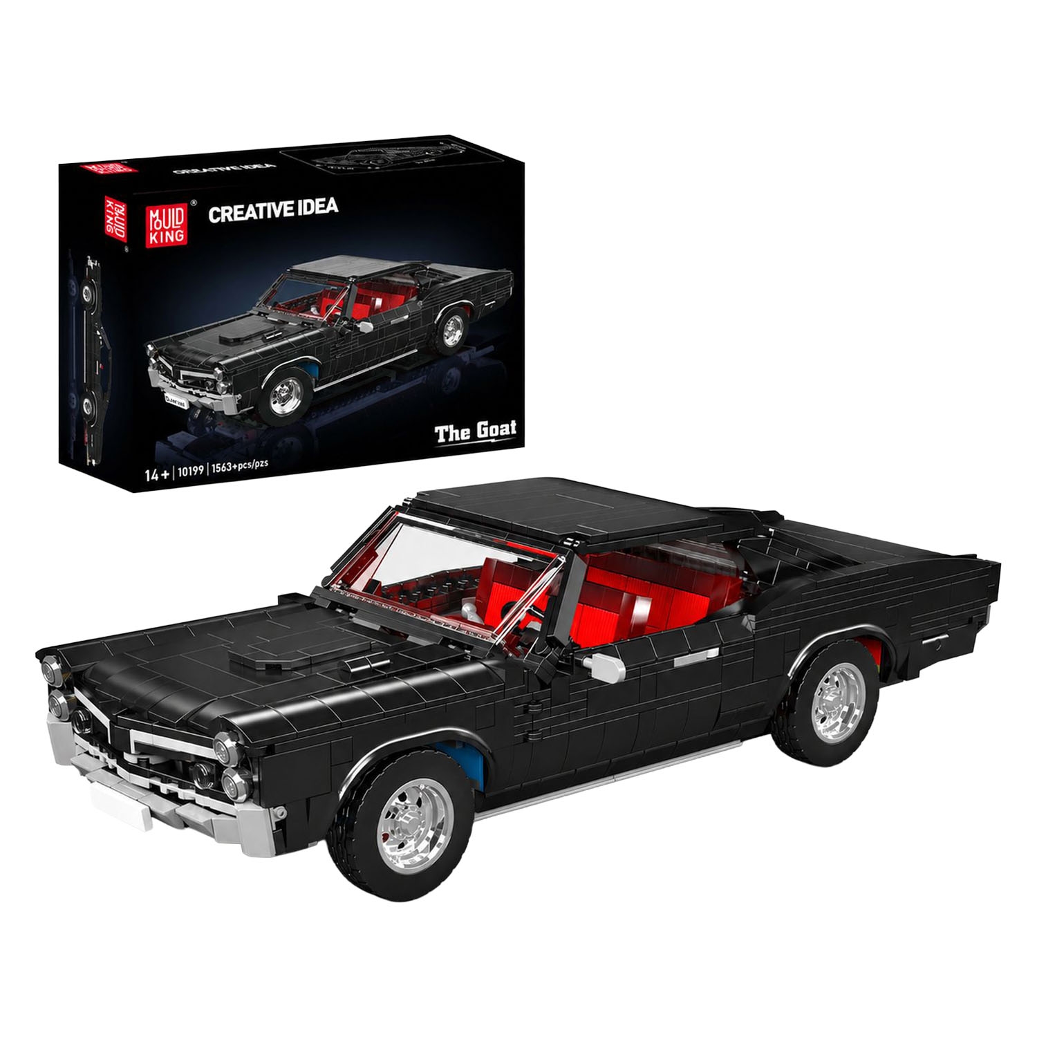 Klocki Mould King 10199 GTO Classic Muscle Car, 1563 elementów