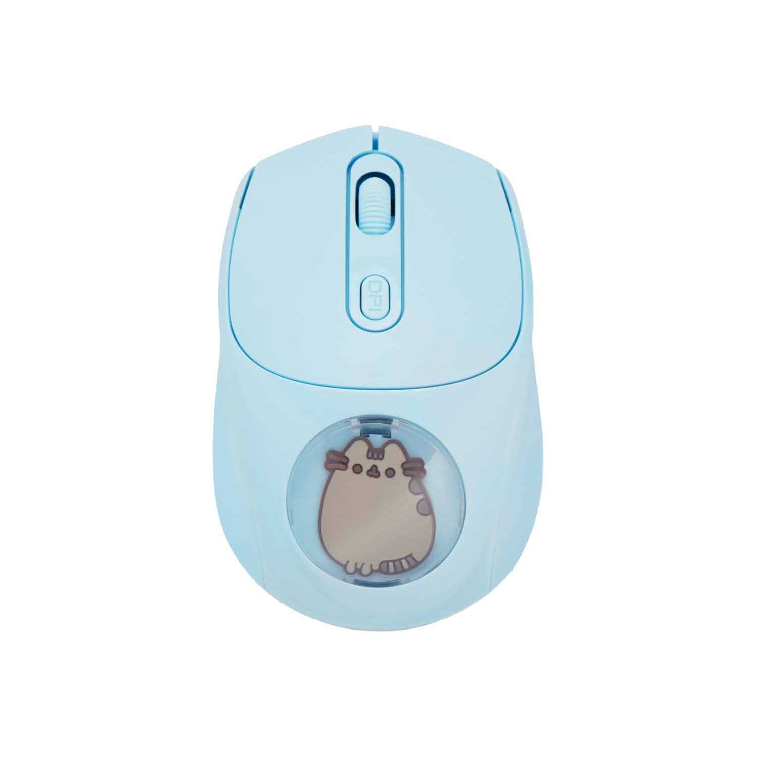 Myszka bezprzewodowa Pusheen, niebieska