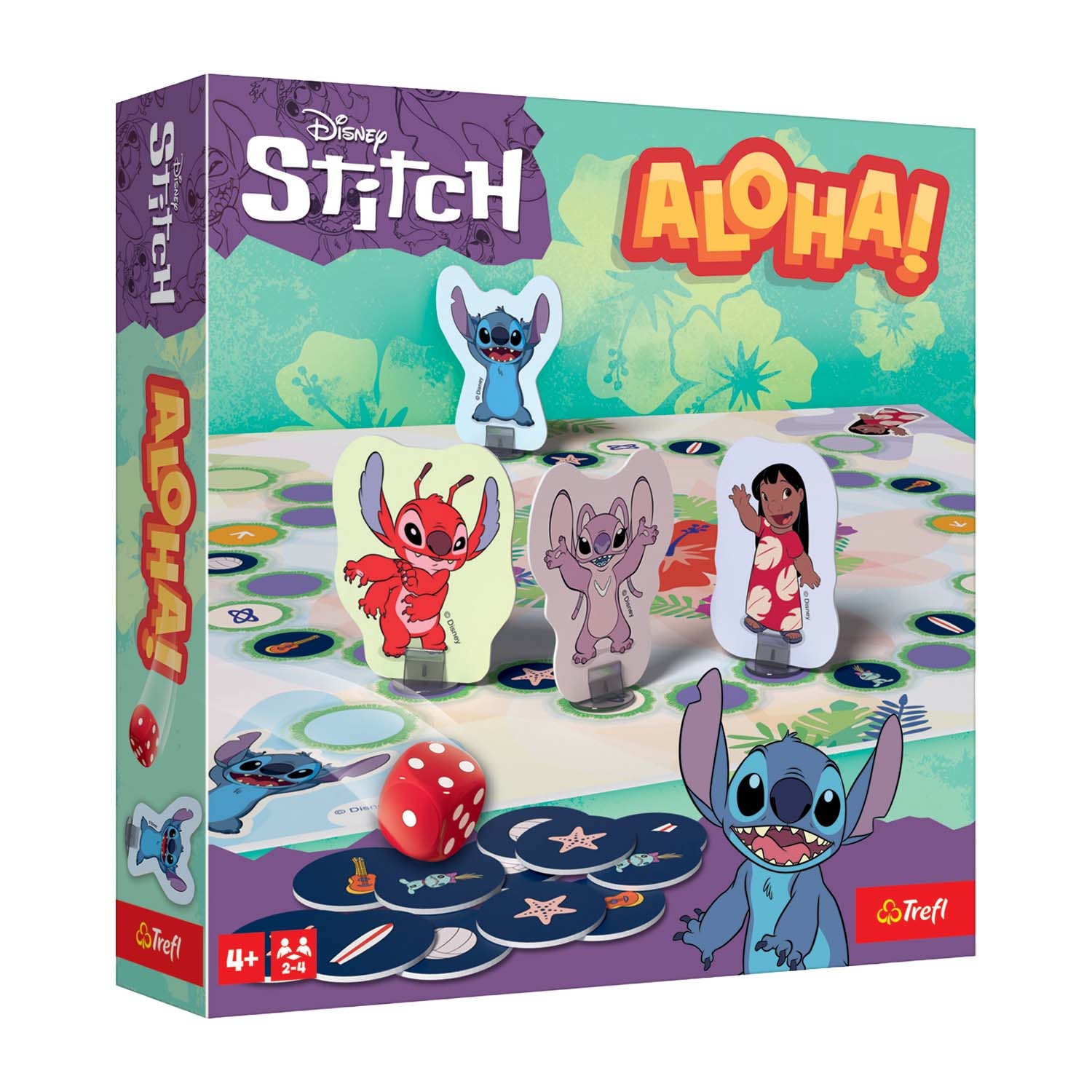 Gra planszowa Trefl Lilo i Stitch, Aloha!, 4+