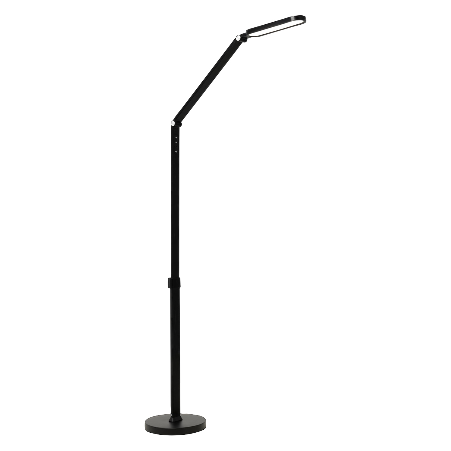 Lampa podłogowo-biurkowa LED Sanico Goldlux Ferrara, 3000-6000K, czarna