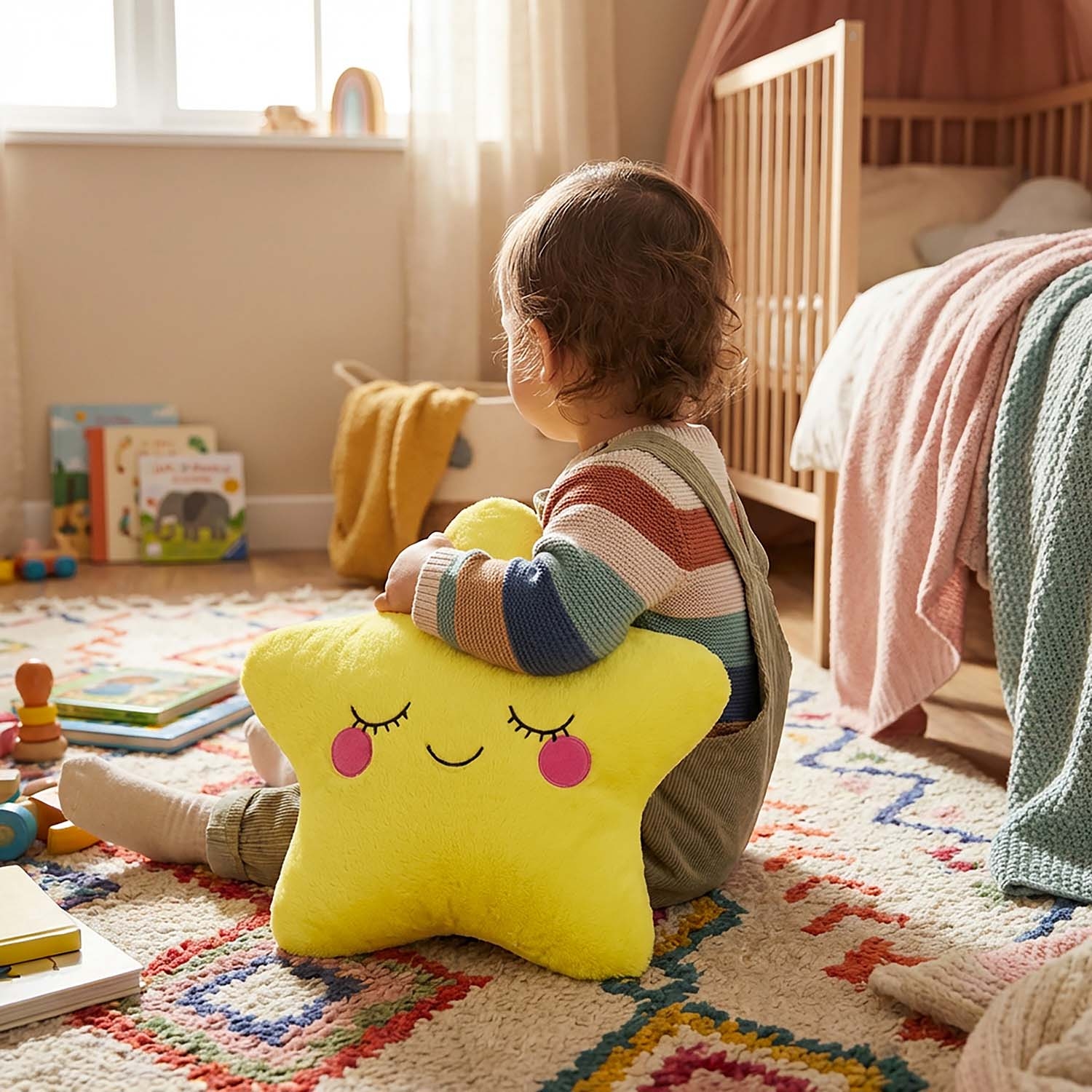 Poduszka gwiazdka Domarex Tiny Star, żółta