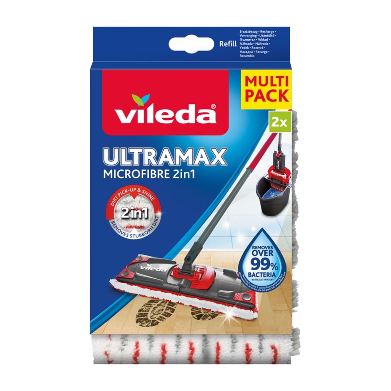 Wkład do mopa Vileda Ultramax 2 w 1, 2 szt.