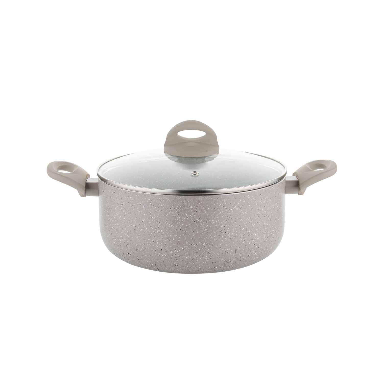 Garnek aluminiowy 18 cm 1,6 l Florina Sandy, srebrny