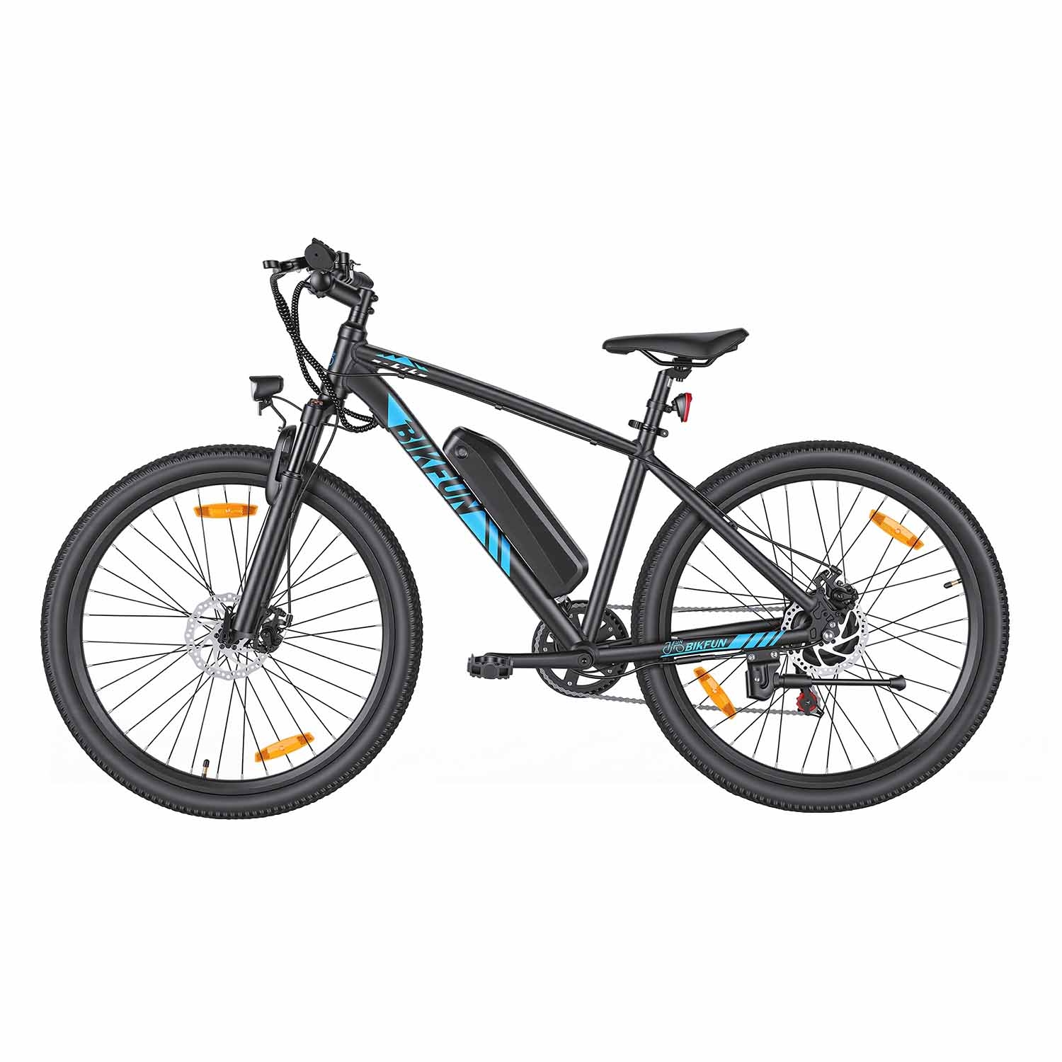 Rower elektryczny MTB Bikfun AMAK00051, koła 27,5'', niebieski