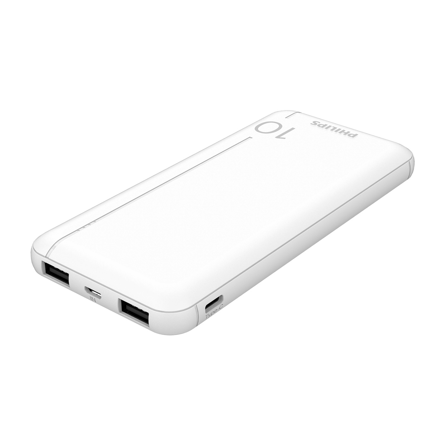 Powerbank Philips DLP1810NW/62, 10000 mAh, 10 W, biały