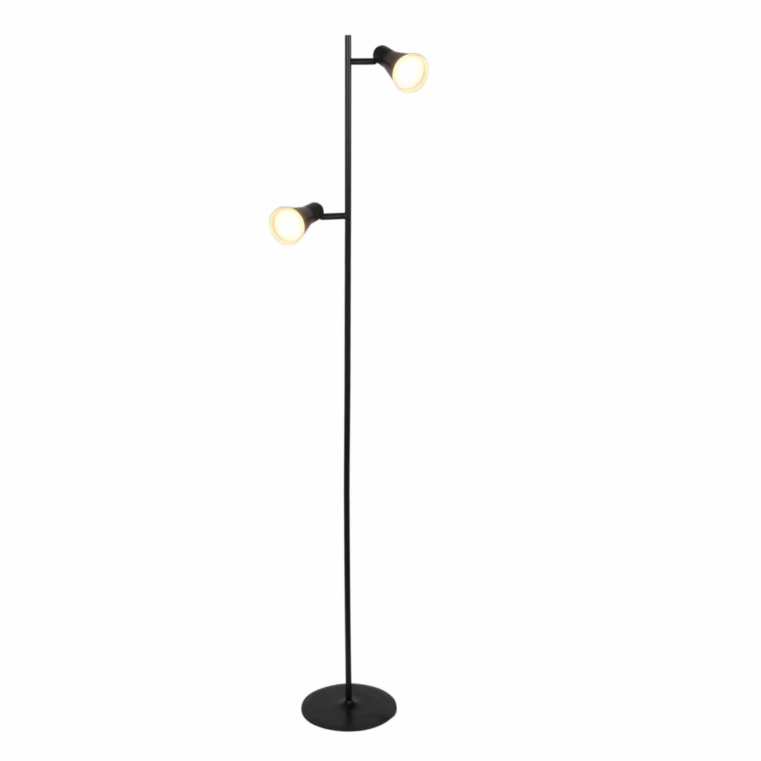 Lampa podłogowa LED Sanico Goldlux Berg, 3000K, czarna