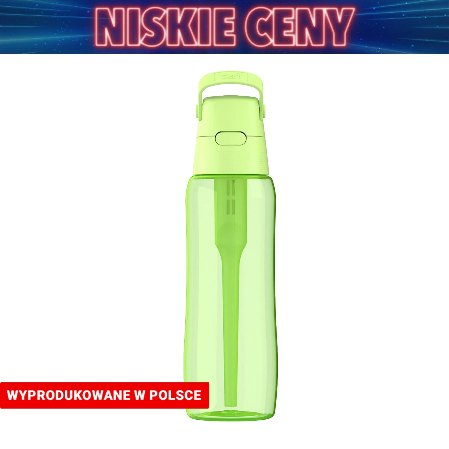 Butelka filtrująca 0,7 l Dafi Solid, 1 wkład, pistacjowa