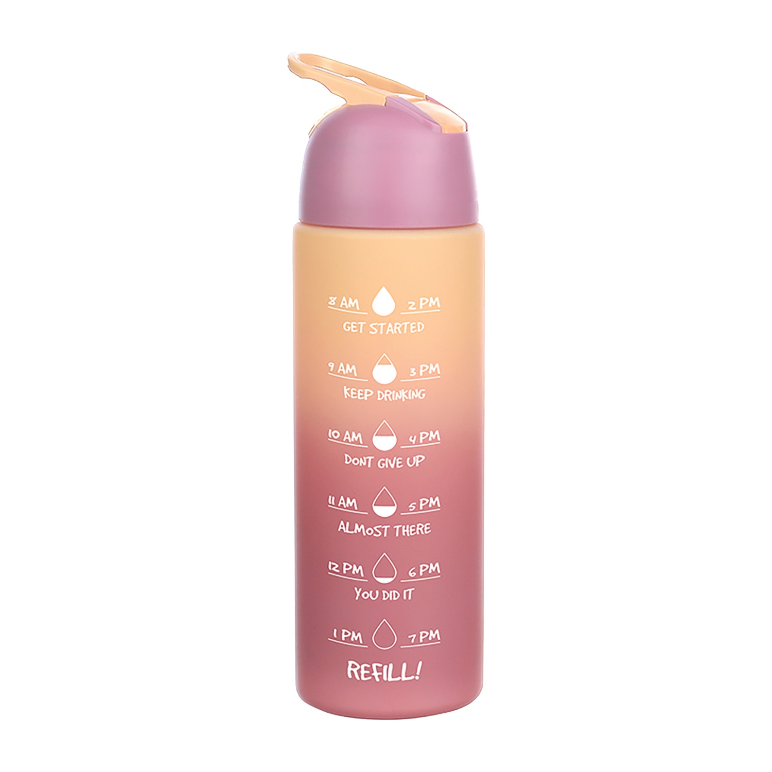 Butelka motywacyjna Florina Morella, 700 ml, różowa