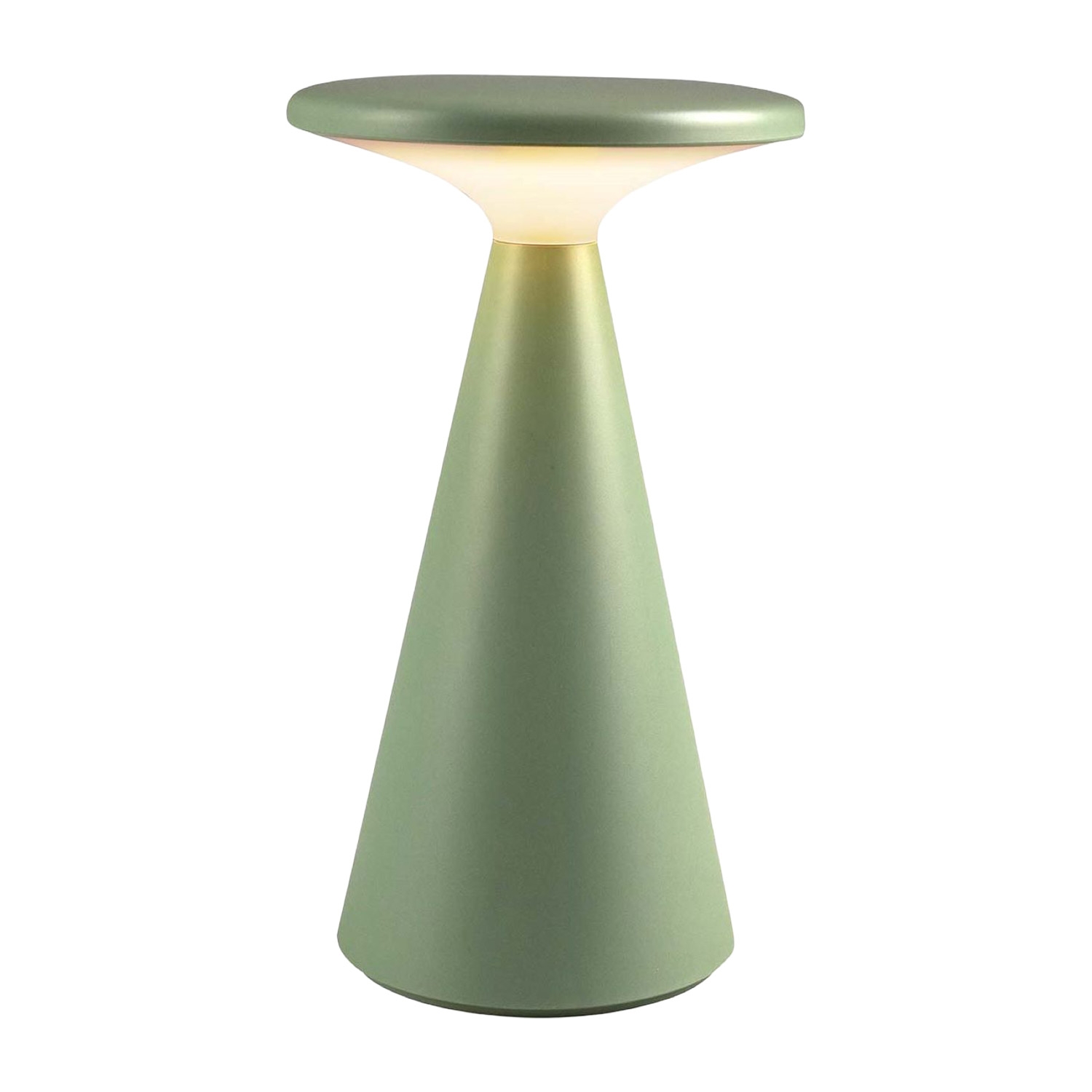 Lampa stołowa LED Sanico Goldlux Paros, USB-C, IP44, zielona