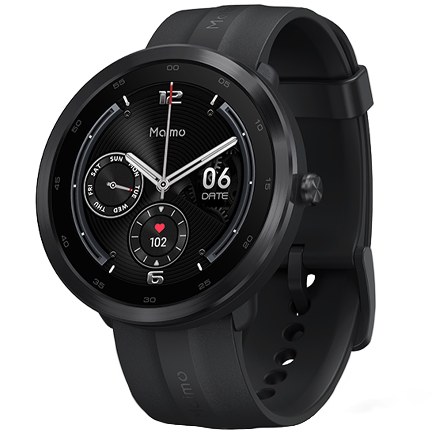 Smartwatch Maimo Watch R WT2001-GPS, wodoodporny, czarny