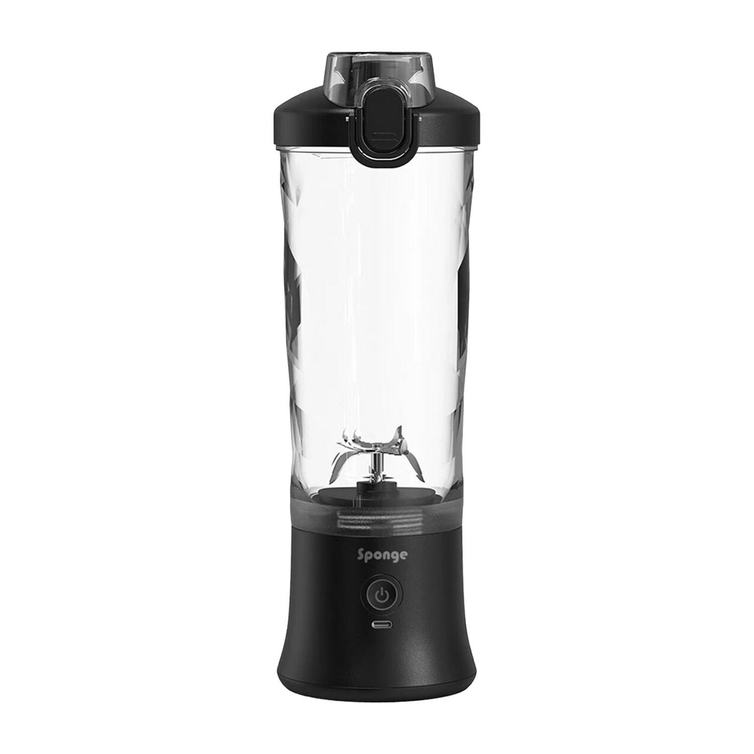 Blender kielichowy Sponge, 0,6 l, 150 W, bezprzewodowy, czarny