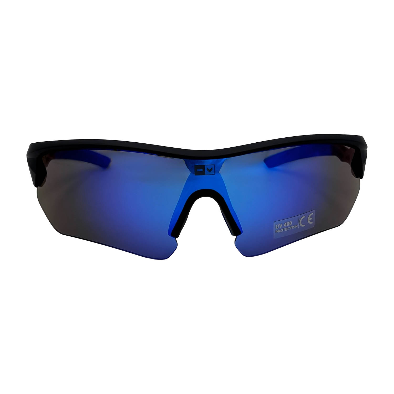 Okulary przeciwsłoneczne sportowe UV400 HiMountain, czarno-niebieskie