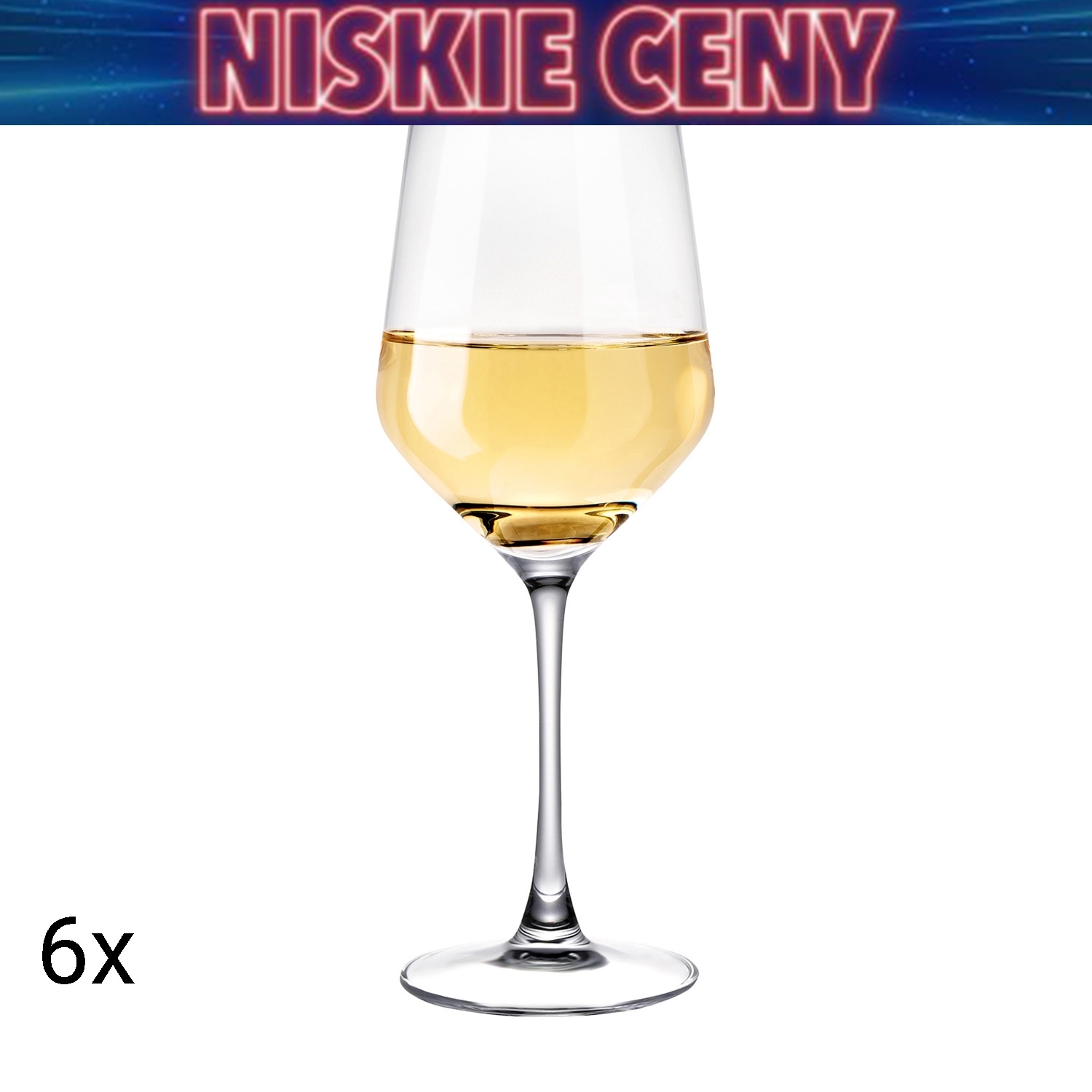 Komplet 6 kieliszków MG Home Olbia, 510 ml, do wina