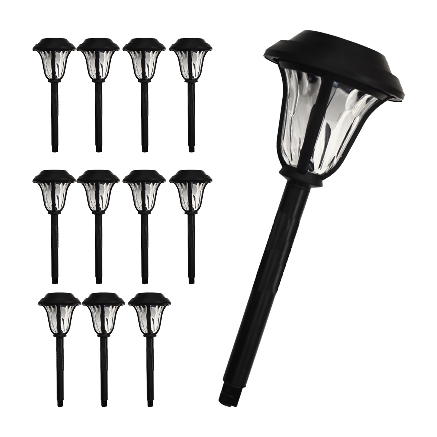 Zestaw lampek solarnych Wings, 12 sztuk