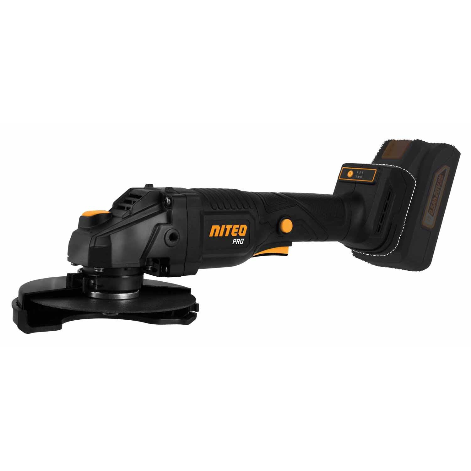 Akumulatorowa szlifierka kątowa Niteo Pro 20 V Max, 20 V