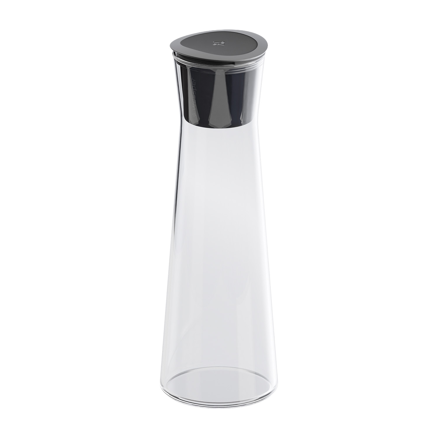 Karafka filtrująca szklana Wessper K1 Borosilicate Actitex™, czarna
