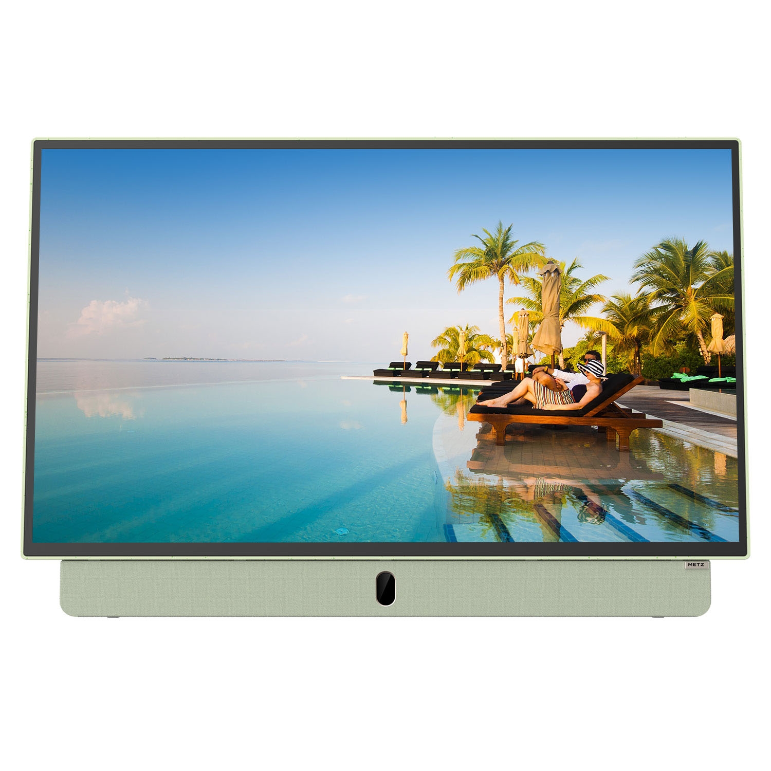 Telewizor przenośny 24” METZ 24MPE7000, FHD, Google TV, zielony