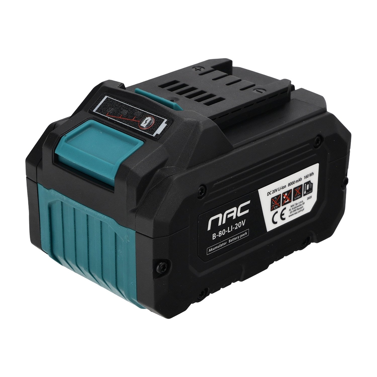 Akumulator NAC B-80-LI-20V, 8 Ah