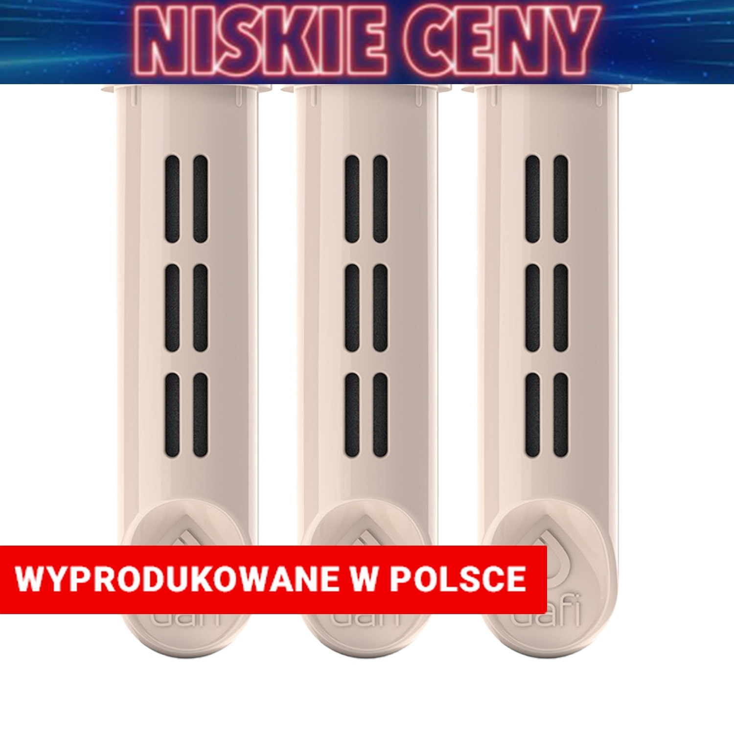 Zestaw 3 wkładów filtrujących do butelki SOLID i SOFT, cappuccino