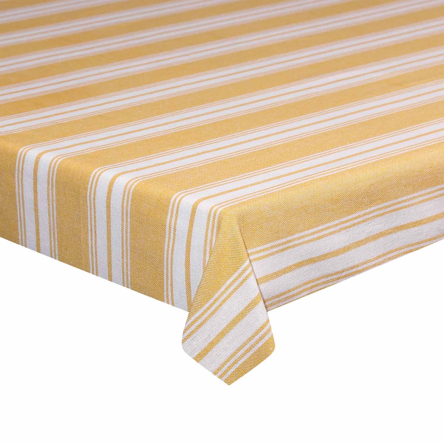 Obrus 140 x 140 cm Tognana Giallo, biało-żółty