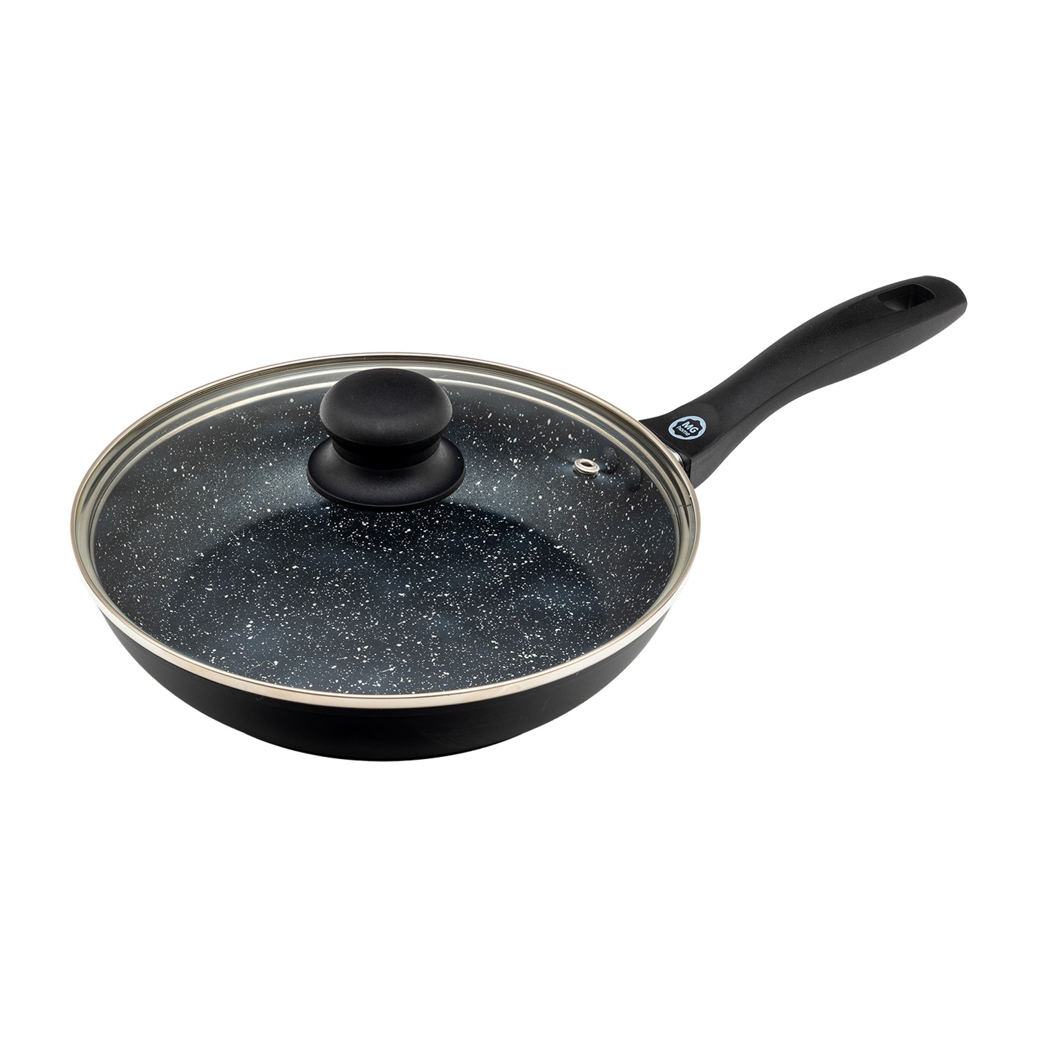 Patelnia aluminiowa MG Home Verden, 22 cm, z pokrywką
