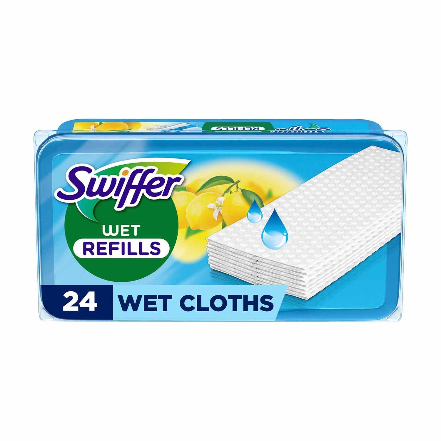 Ściereczki do mopa Swiffer, 2 x 24 szt., zapach cytryny