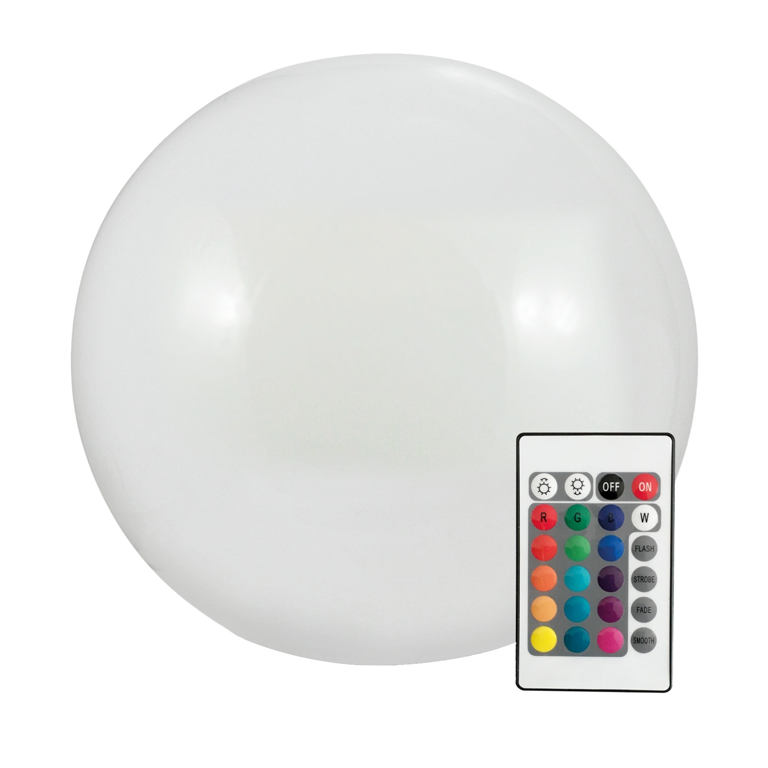 Lampa solarna 40 cm Sanico Goldlux, RGBWW, z pilotem