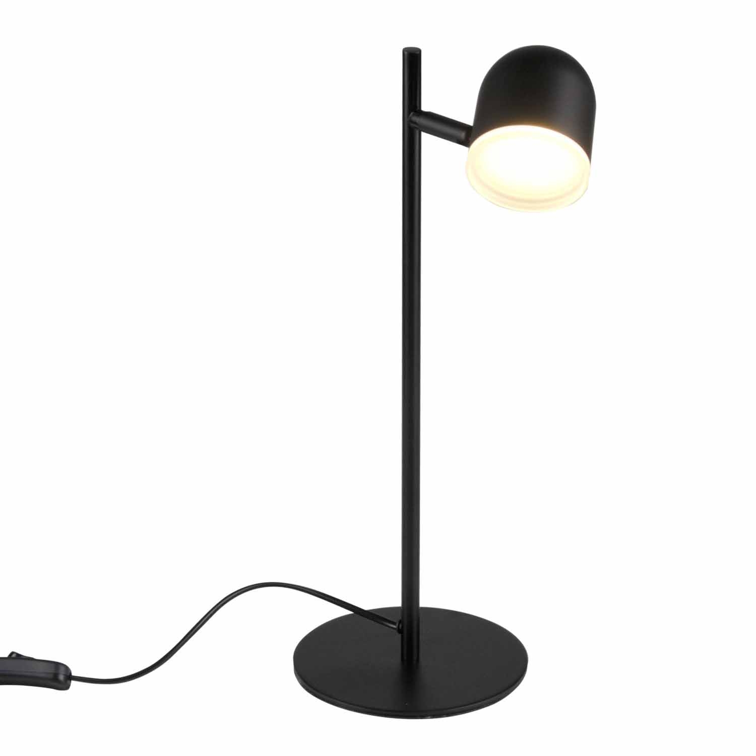 Lampka biurkowa Sanico Goldlux Rawi LED, 3000K, czarna