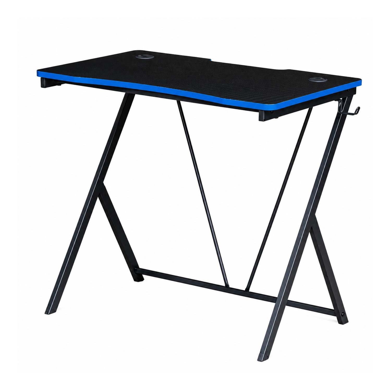 Biurko gamingowe Vilandy Gamer, 80 x 50 x 75 cm, czarne