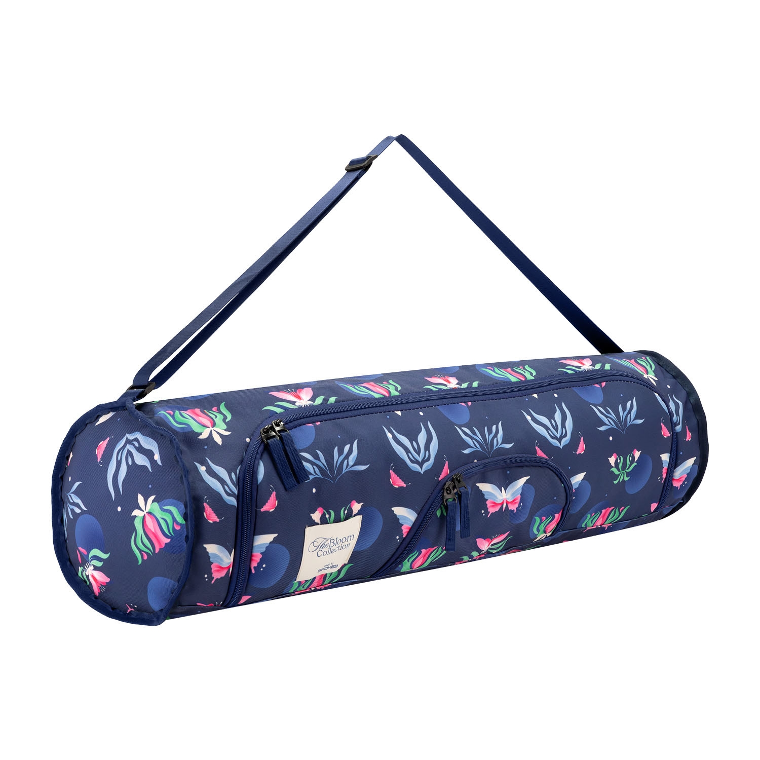 Torba na matę do cwiczeń Spokey The Bloom Bag, niebieska