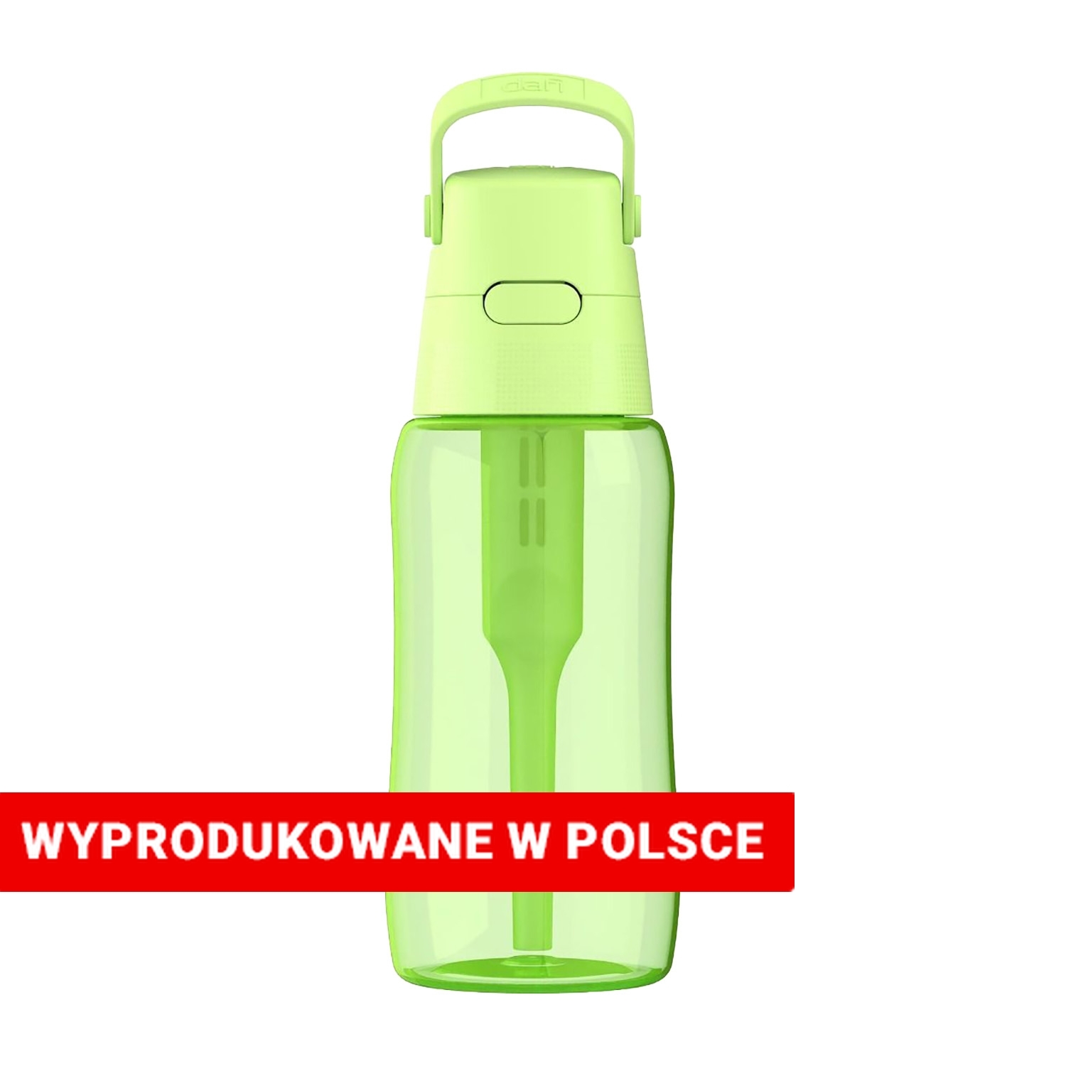 Butelka filtrująca 0,5 l Dafi Solid, 1 wkład, pistacjowa