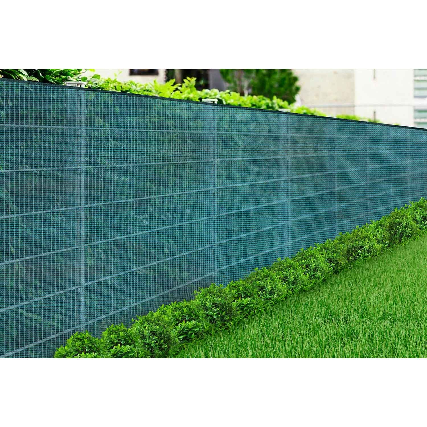 Osłona na ogrodzenie Gardenic, 1,5 x 10 m, HDPE, zielona