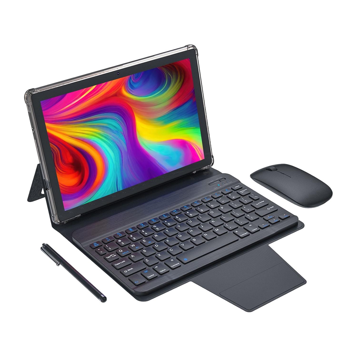 Tablet Extralink CP30, 10,1”, 8GB+128GB, ze skórzanym etui, klawiaturą, myszą i rysikiem