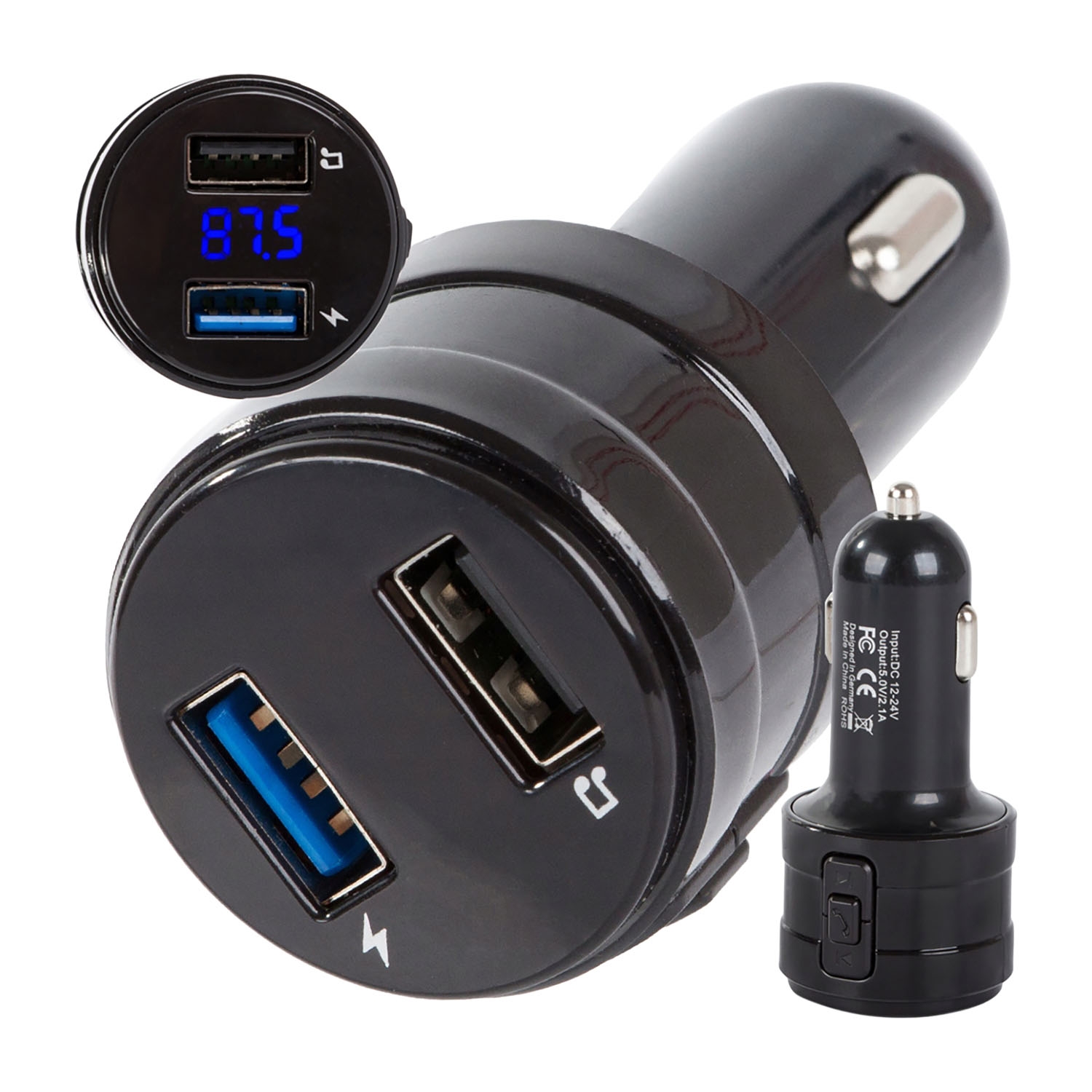 Transmiter FM Extralink Smart Life, Bluetooth, ładowarka USB