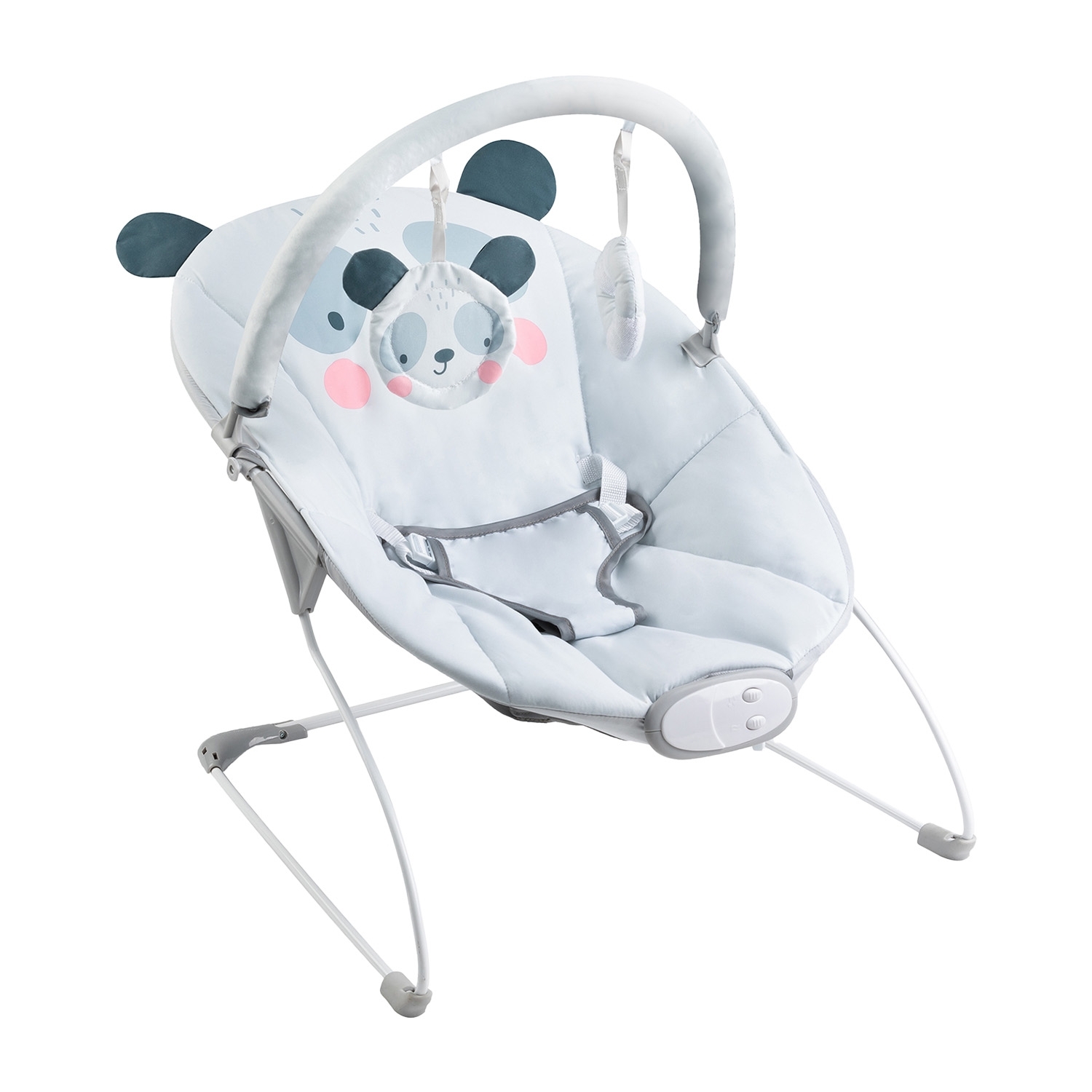 Leżaczek bujaczek MoMi Glossy Panda, 8 melodii