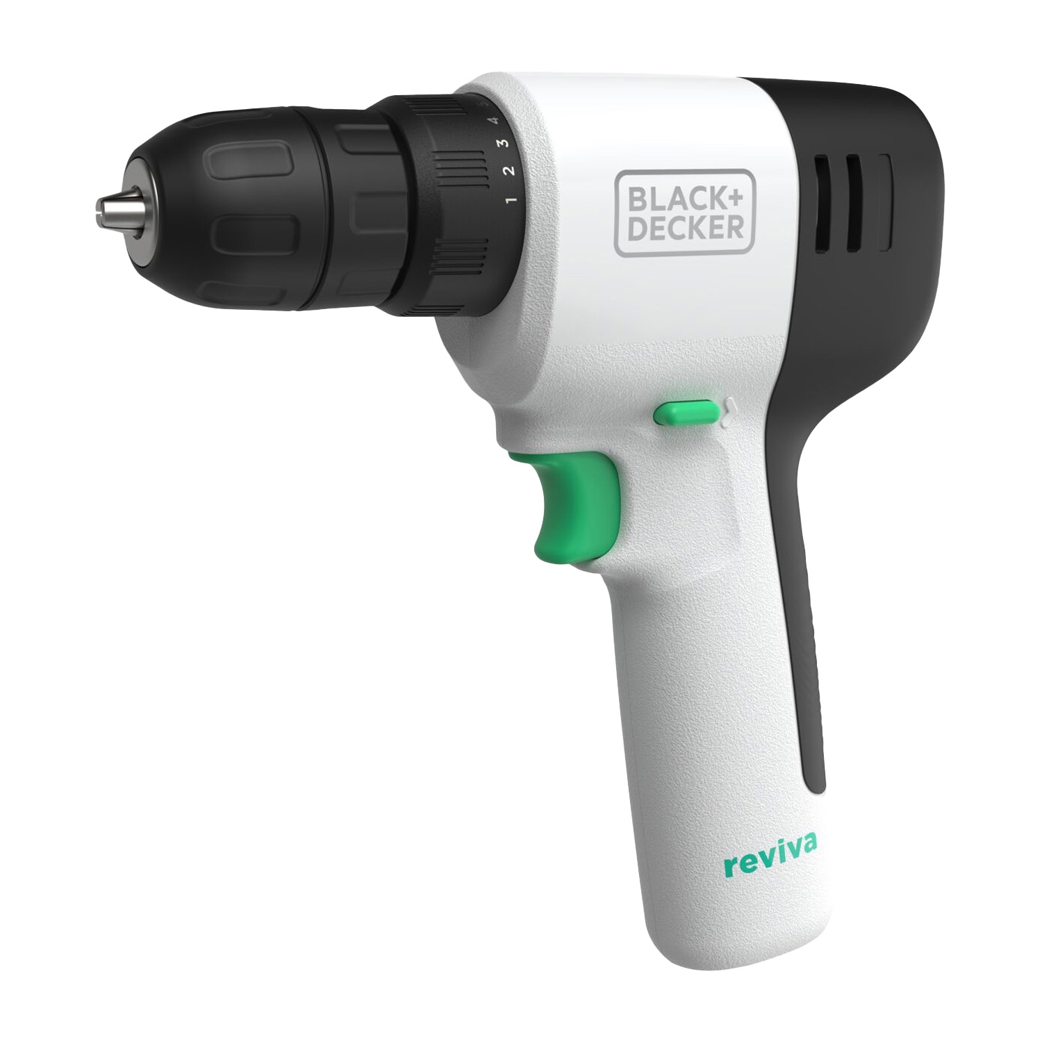 Akumulatorowa wiertarko-wkrętartka Black+Decker Reviva, 12 V