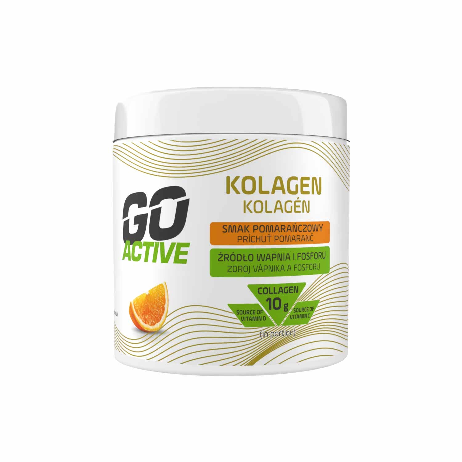 Suplement diety Go Active Kolagen, smak pomarańczowy, 300 g