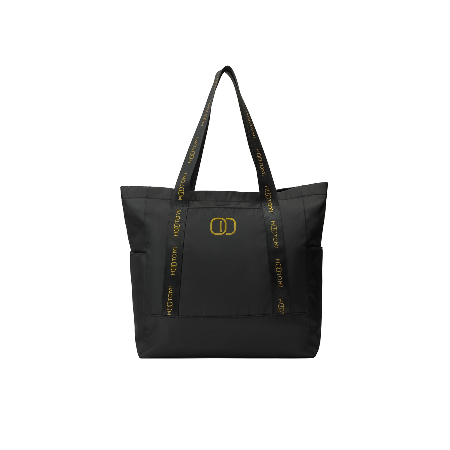 Duża torba materiałowa shopper, czarna