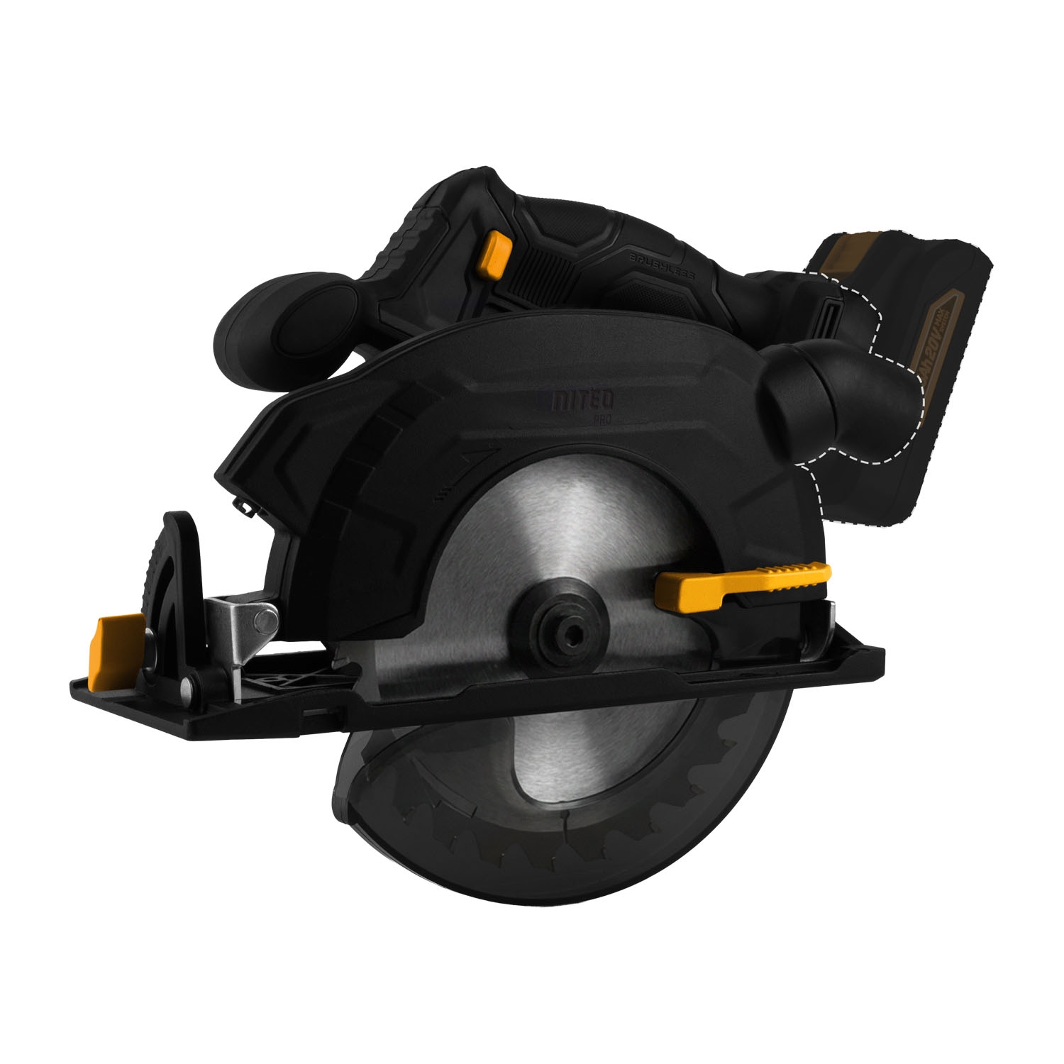 Akumulatorowa piła tarczowa Niteo Pro 20 V Max, 20 V