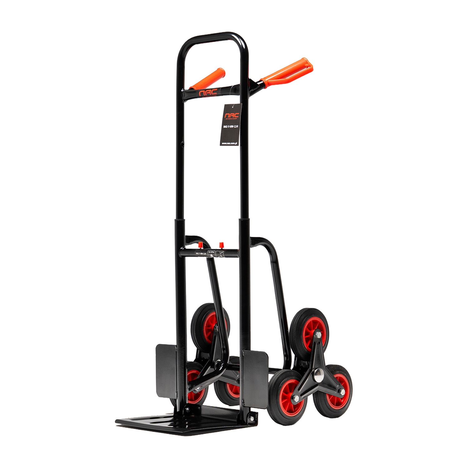 Wózek transportowy Nac T-6W-114, 6-kołowy, do 120 kg 
