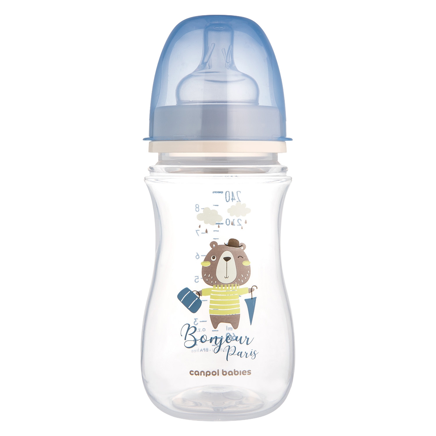 Butelka antykolkowa Canpol Babies EasyStart Bonjour Paris, 240 ml