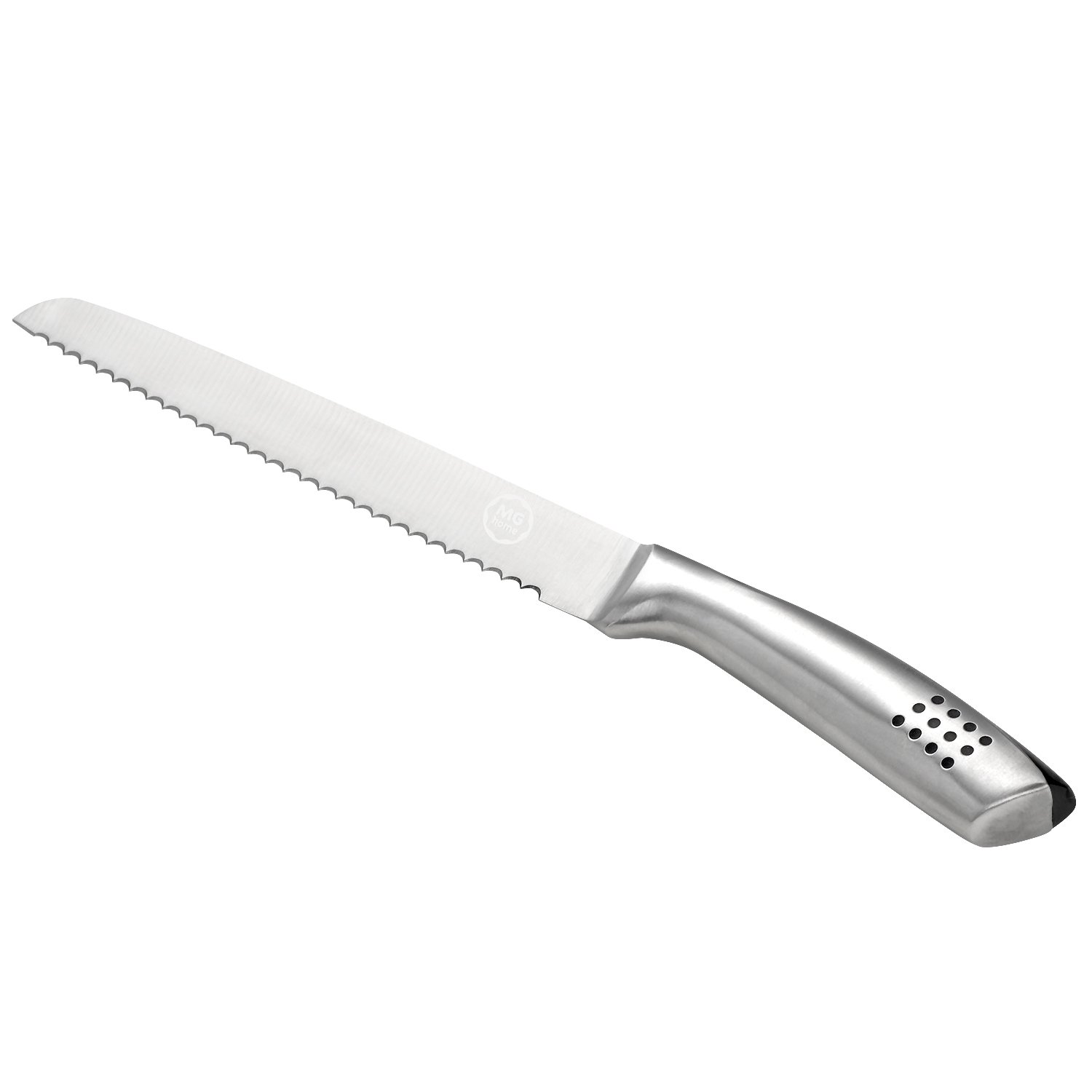 Nóż do krojenia chleba 8” MG Home Professional, stal nierdzewna, srebrny